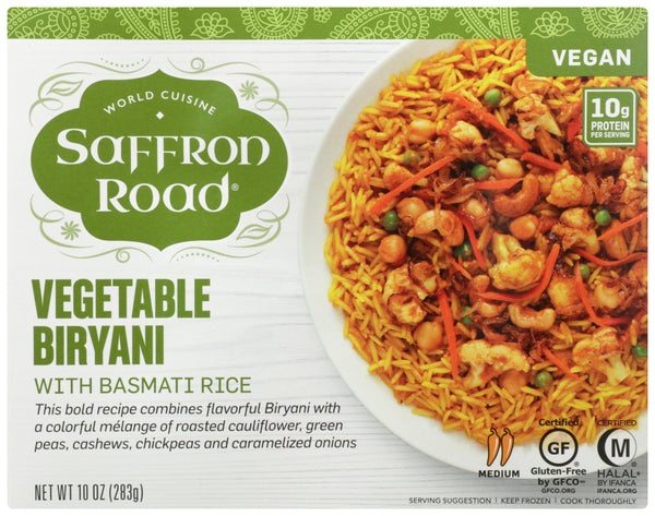 SAFFRON ROAD: Vegetable Biryani, 10 oz