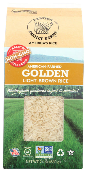 RALSTON FAMILY FARMS: Golden Light-Brown Rice, 24 oz