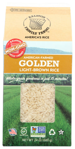 RALSTON FAMILY FARMS: Golden Light-Brown Rice, 24 oz