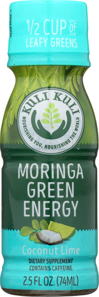 KULI KULI MO: Moringa Green Energy Shot Coconut Lime 2.5 Oz