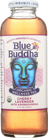 BLUE BUDDHA: Tea Cherry Lavender Organic, 14 oz