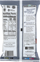 DEEP RIVER: Salt & Cracked Pepper Kettle Cooked Potato Chips, 2 oz