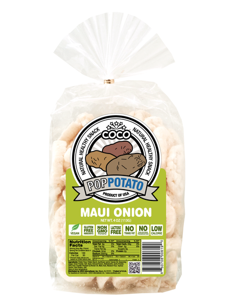 COCO LITE: Pop Potato Maui Onion, 4 oz