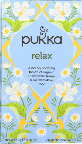 PUKKA HERBS: Relax Herbal Tea, 20 bg