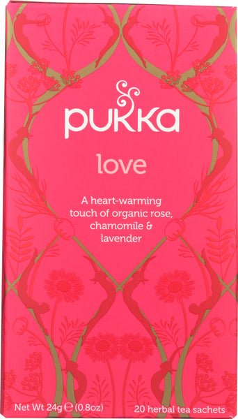 PUKKA HERBS: Love Herbal Tea, 20 bg