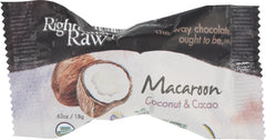 RIGHTEOUSLY RAW: Organic Macaroon Coconut & Cacao, 0.63 oz