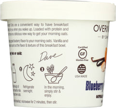 DAVES GOURMET: Oats in Cup Blueberry Vanilla Almond, 2.1 oz