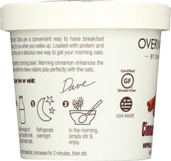 DAVES GOURMET: Oats in Cup Cinnamon Raisin, 2.1 oz