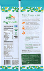 GIMME: Organic Roasted Seaweed Full Sheets Sea Salt, 0.92 oz