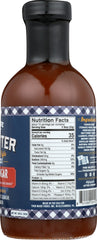 TRUE FOODS: Vegetable BBQ Sauce Low Sugar, 18 fl oz