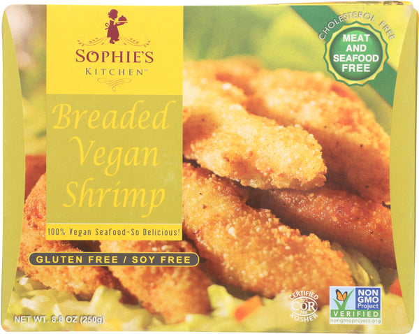 SOPHIES KITCHEN: Breaded Vegan Shrimp, 8.80 oz