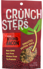 CRUNCHSTERS: Protein Snack Vegan Beyond Bacon, 4 oz