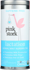 PINK STORK: Tea Lactation Herbal Mint, 15 bg