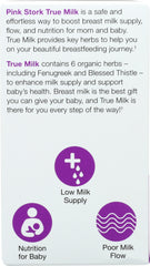 PINK STORK: Supplement True Milk Breastfeeding Support, 60 cp