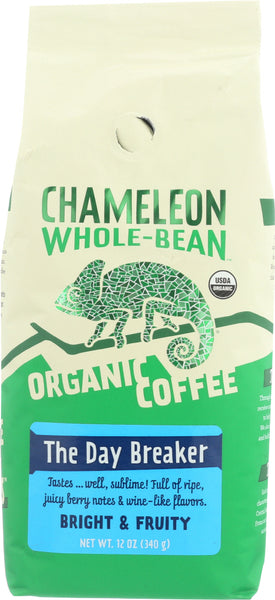 CHAMELEON COLD BREW: Coffee Whole Bean Daybreak Bright and Fruity, 12 oz