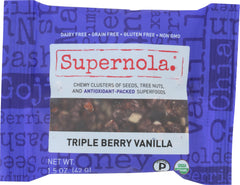 SUPERNOLA: Triple Berry Vanilla Snack, 1.5 oz