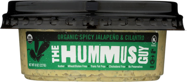 THE HUMMUS GUY: Organic Spicy Jalapeño and Cilantro, 8 oz