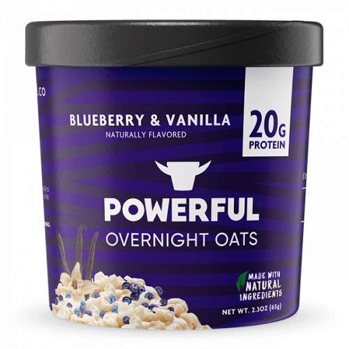 POWERFUL: Oats Overnight Blueberry Vanilla, 2.3 oz