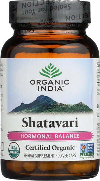 ORGANIC INDIA: Shatavari Hormonal Balance Supplement, 90 caps