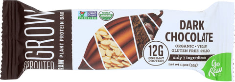 GO RAW: Dark Chocolate Protein Bar Organic, 1.9oz