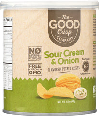 THE GOOD CRISP COMPANY: CRISP SOUR CRM ONION SNGL (1.600 OZ)