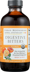 URBAN MOONSHINE: Organic Citrus Digestive Bitters Bottle, 8 fl oz