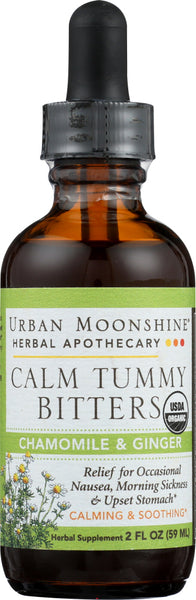 URBAN MOONSHINE: Calm Tummy Bitters Dropper, 2 fl oz