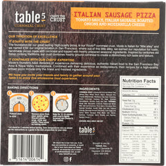 TABLE5 PIZZA: Itaian Sausage Artisan Pizza, 12.5 oz