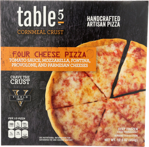 TABLE5 PIZZA: Frozen Four Cheese Artisan Pizza, 12.5 oz