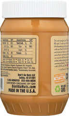 DONT GO NUTS: Soy Butter Slightly Sweet Organic, 16 oz