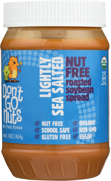 DONT GO NUTS: Soy Butter Lightly Salted Organic, 16 oz