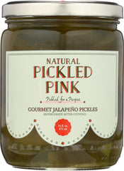 PICKLED PINK FOODS LLC: Pickles Gourmet Jalapeno, 16 oz