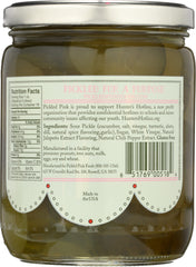 PICKLED PINK FOODS LLC: Pickles Gourmet Jalapeno, 16 oz