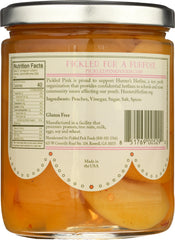 PICKLED PINK FOODS LLC: Peaches Pickled, 16 oz