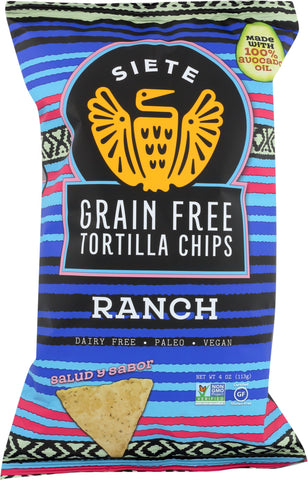 SIETE: Chip Tortilla Ranch, 4 oz