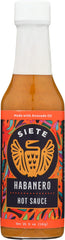 SIETE: Hot Habanero Sauce, 5 oz