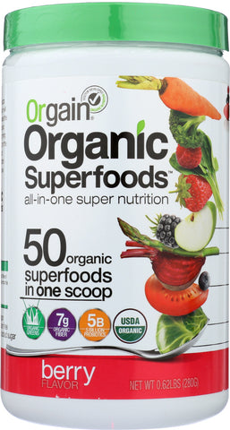 ORGAIN: Superfoods Berry Org, 9.92 oz