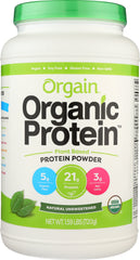 ORGAIN: Organic Unsweetened Protein Powder, 1.59 lb