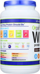 ORGAIN: Whey Protein Powder Chocolate Fudge, 29.12 oz