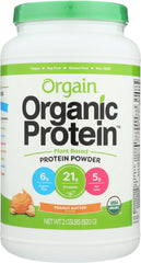 ORGAIN: Organic Peanut Butter Protein Powder, 2.03 lb