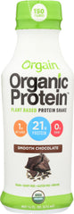 ORGAIN: Smooth Chocolate Protein Shake, 14 oz