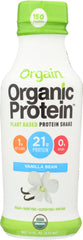 ORGAIN: Vanilla Bean Protein Shake, 14 oz