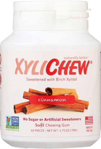 XYLICHEW: Cinnamon Gum Sf, 60 pc