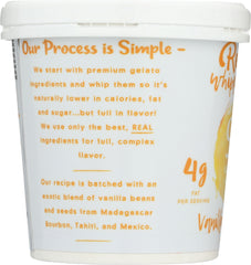REVELE WHIPPED GELATO: Vanilla Symphony, 16 oz