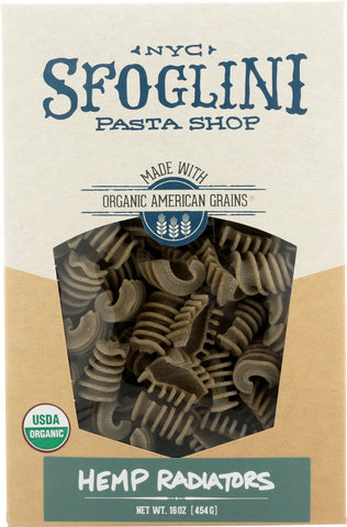 SFOGLINI: Organic Hemp Radiators Pasta, 16 oz