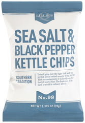 LILLIES Q: Kettles Chips Sea Salt and Black Pepper, 1.375 oz
