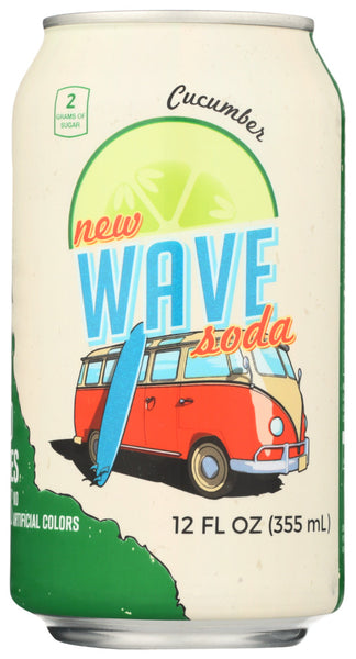 WAVE SODA: Cucumber Soda, 12 fl oz