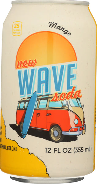 WAVE SODA: Mango Soda, 12 fl oz