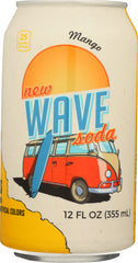 WAVE SODA: Mango Soda, 12 fl oz