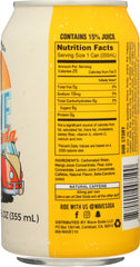 WAVE SODA: Mango Soda, 12 fl oz